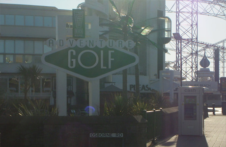 Blackpool Golf Sign